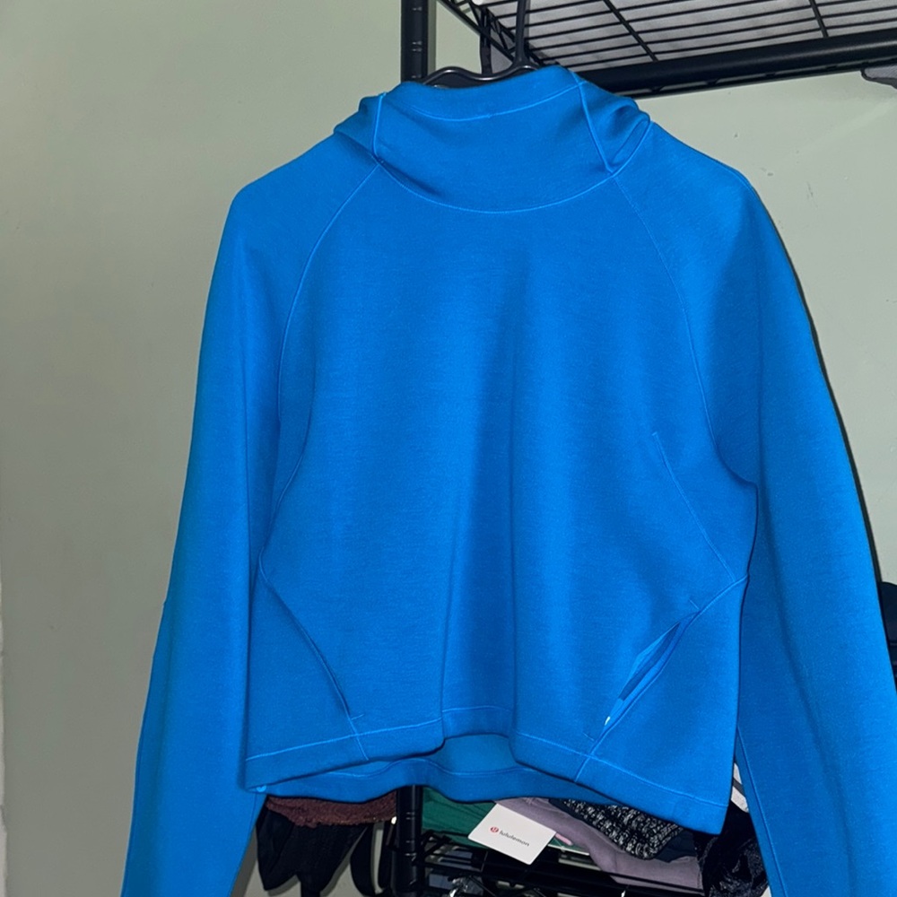 Lululemon AirWrap Modal Pullover Hoodie 4/Poolside - Picture 6 of 11